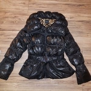 BLACK PUFFER COAT💖